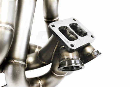 PLM Power Driven T4 Top Mount Turbo Manifold with Dual Wastegates B-Series B16 B18 B20 - PLM-B-T4-TOP