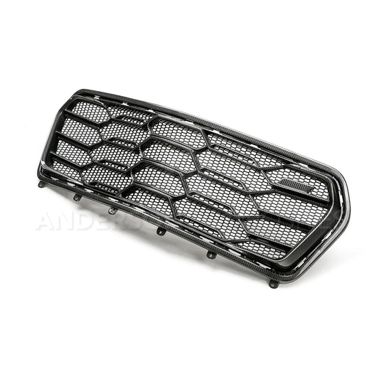 Anderson Composites 2017-2024 Chevrolet Camaro ZL1 1LE Carbon Fiber Lower Grille - AC-FG17CHCAMZL Anderson Composites