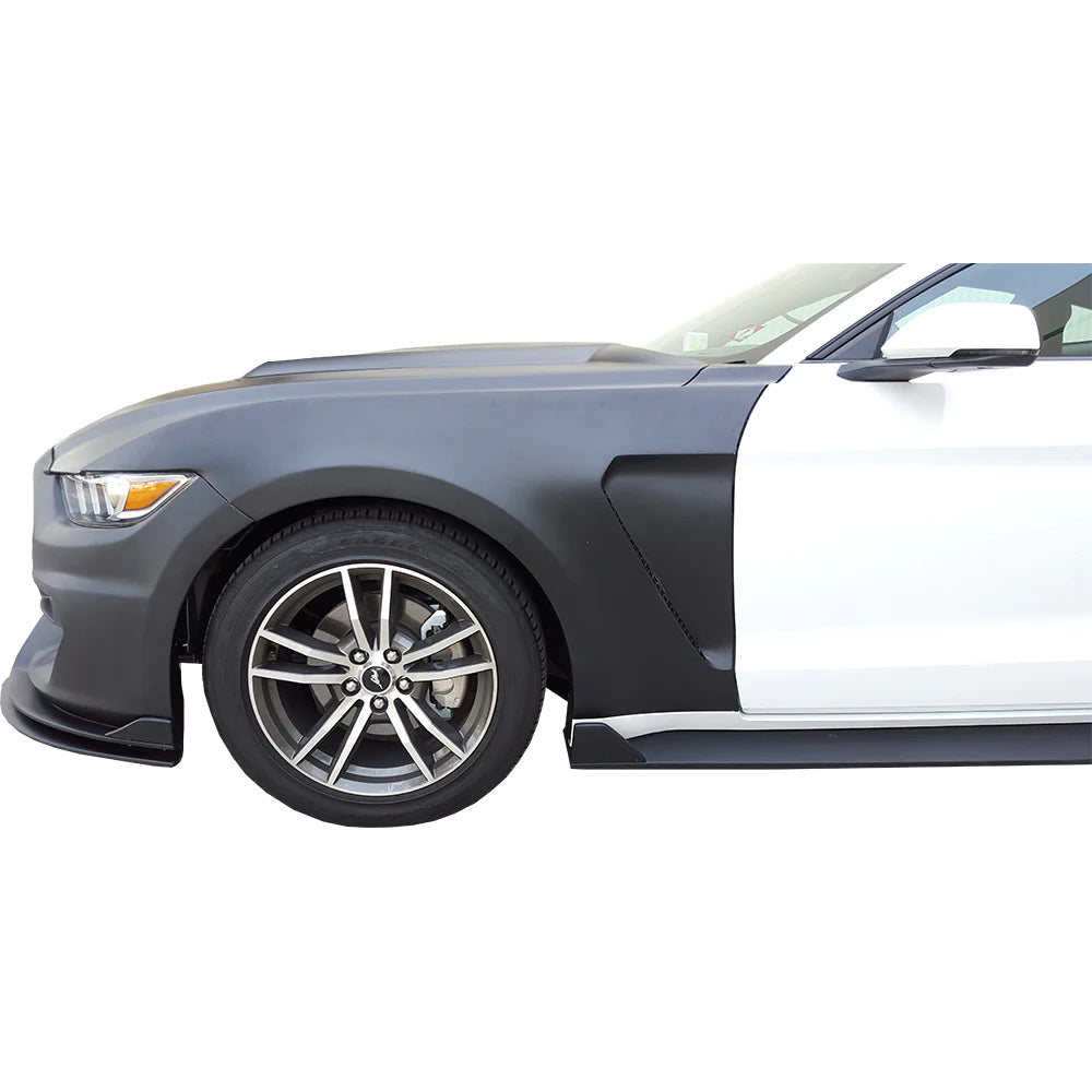 Anderson Composites 15-17 Mustang GT350 Style Fiberglass Front Fenders AC-FF15FDMU-GR-GF