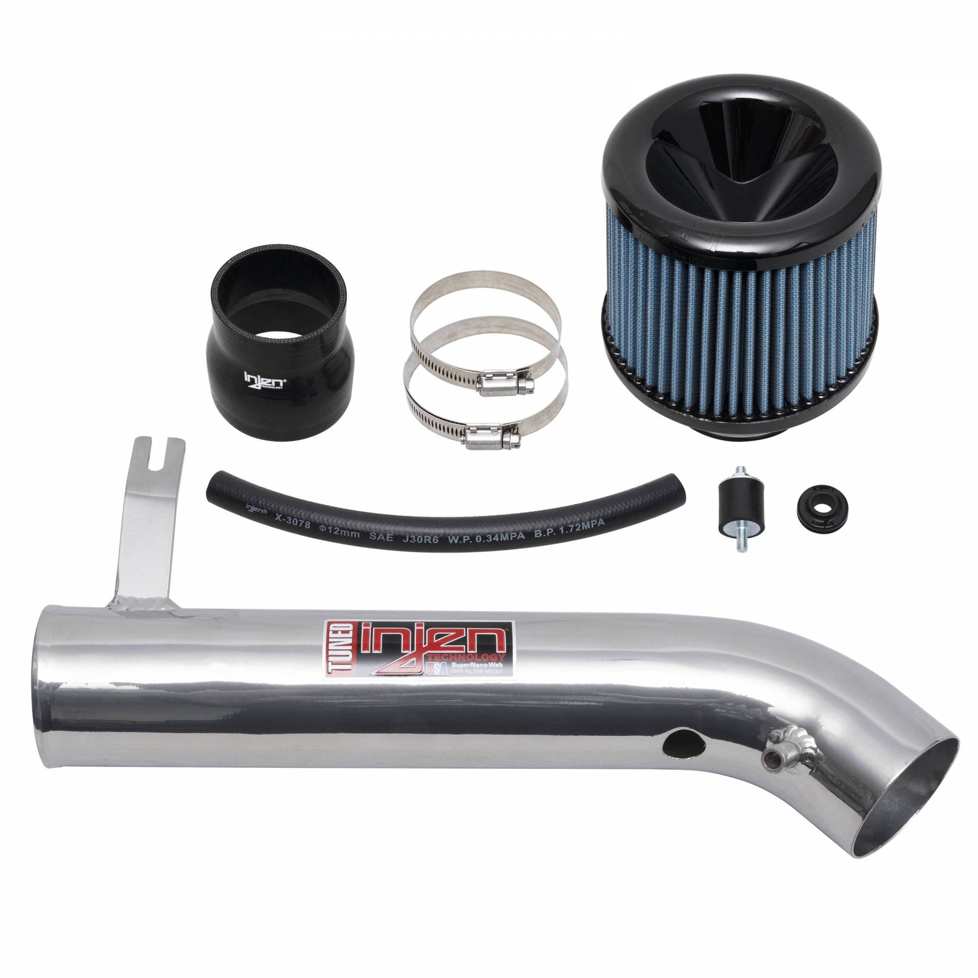 Injen 1996-1998 Honda Civic EL/EX/HX 1.6L IS Short Ram Cold Air Intake System (Polished) - IS1550P Injen