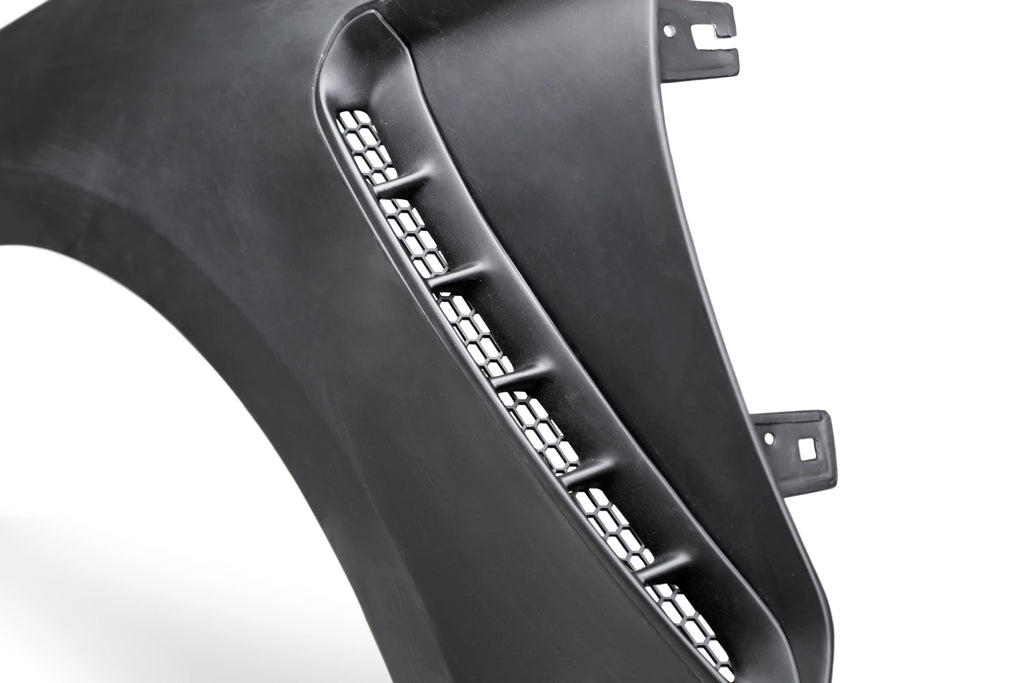 Anderson Composites 2018 - 2023 Mustang Type-ST Fiberglass Front Fenders (Pair) - AC-FF18FDMU-ST-GF