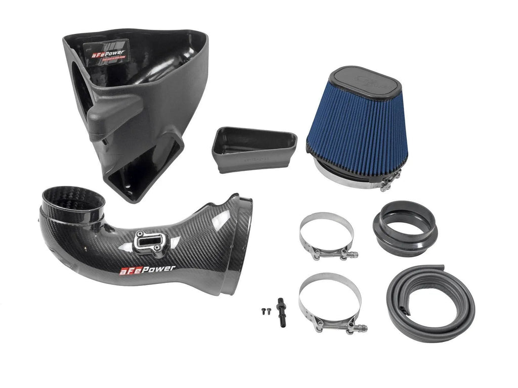 aFe Track Series Carbon Fiber Air Intake System 17-24 Chevrolet Camaro ZL1 - 57-10018R