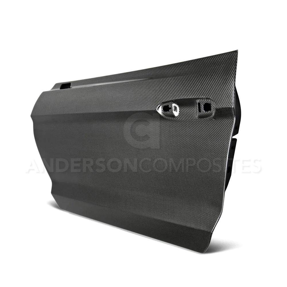 Anderson Composites 2015 - 2023 Carbon Fiber Mustang Doors (Pair) - AC-DD15FDMU