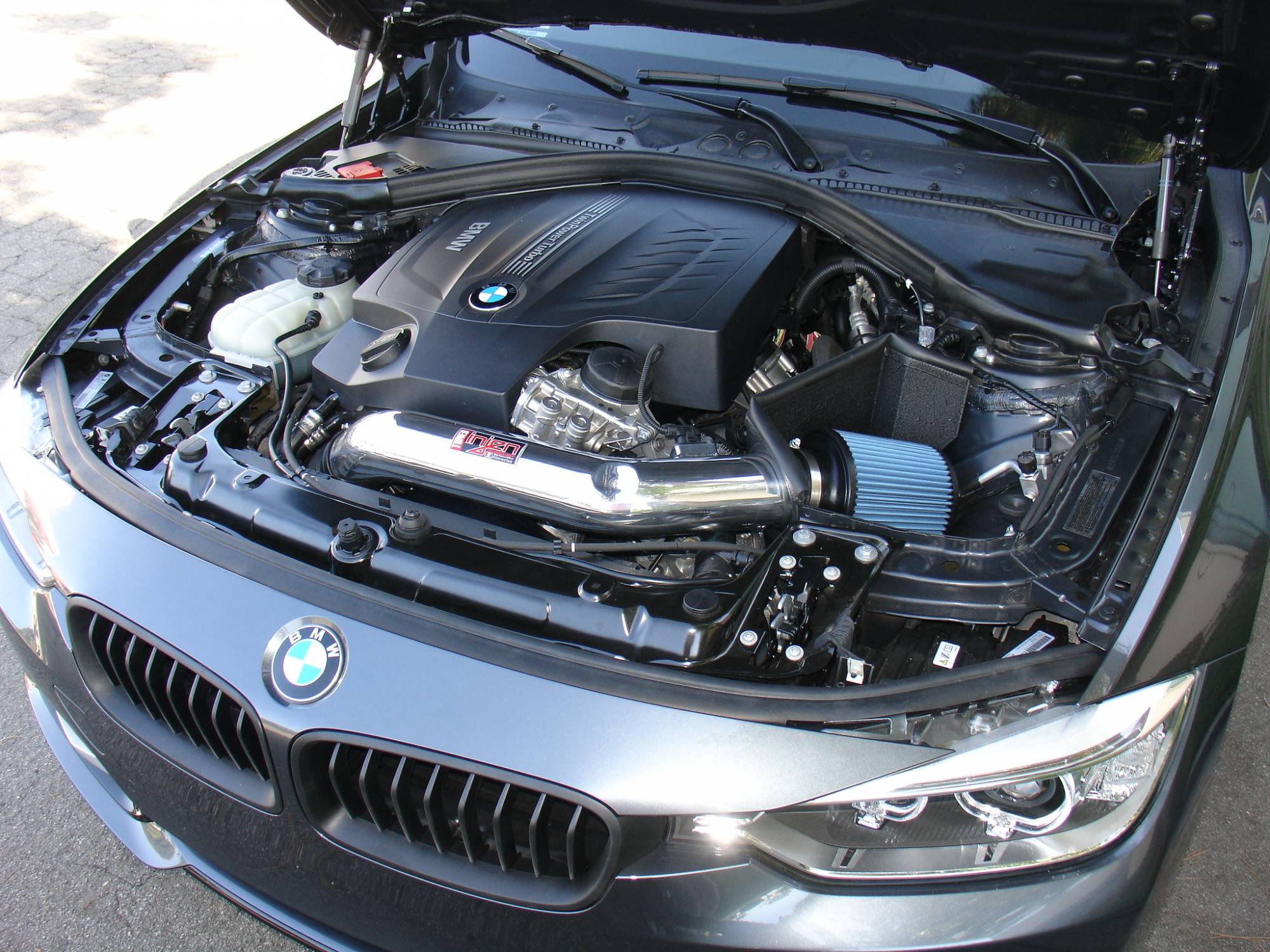 Injen 12-18 BMW M135i /M235i /335i /435i /M2 /xDrive 3.0L SP Short Ram Cold Air Intake System (Wrinkle Black)- SP1128WB