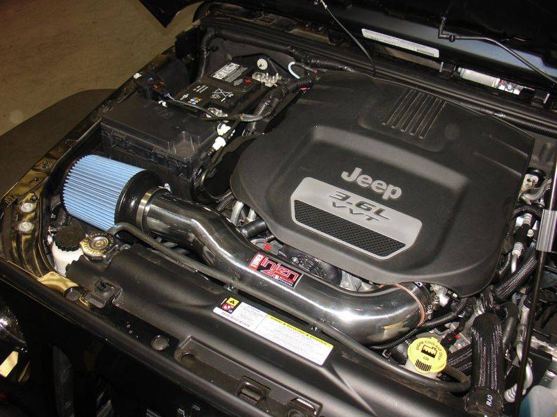 Injen Pf Cold Air Intake System (Wrinkle Black) For 2012-2018 Jeep Wrangler 3.6L - PF5004WB