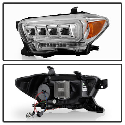 Spyder 16-20 Toyota Tacoma LED Model Only High-Power LED Headlights - Chrome PRO-YD-TT16LEDAP-C SPYDER