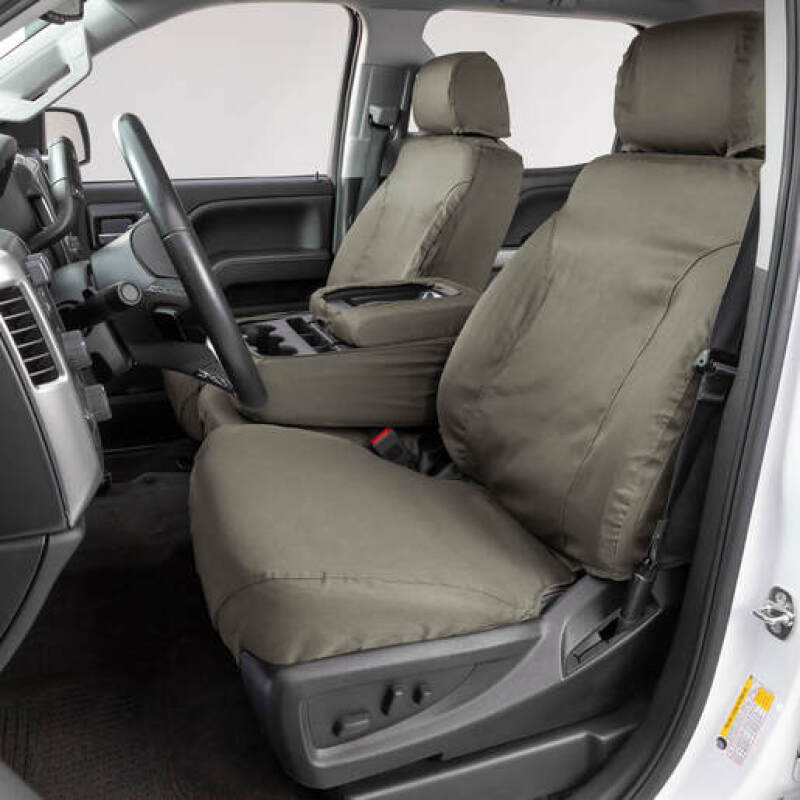 Covercraft 23 Chevrolet Equinox Polycotton SeatSaver Custom Front Row Seat Covers - Misty Grey