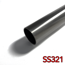 Load image into Gallery viewer, Stainless Bros 4in SS321 Straight Tube - 16GA/.065in Wall - 48in Length