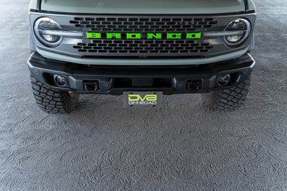 DV8 Offroad 21-23 Ford Bronco Capable Bumper Front License Plate Mount DV8 Offroad