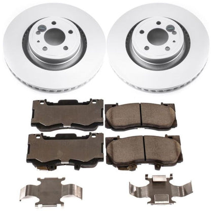 Power Stop 15-19 Ford Mustang Front Z17 Evolution Geomet Coated Brake Kit PowerStop