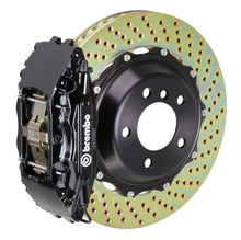 Load image into Gallery viewer, Brembo 95-98 993 C2/993 C4 Front GT BBK 4 Piston Cast 2pc 332x32 2pc Rotor Drilled-Black