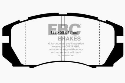 EBC GreenStuff Front Brake Pads - DP2966 EBC