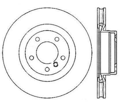 StopTech Drilled Sport Brake Rotor Stoptech