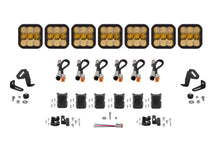 Load image into Gallery viewer, Diode Dynamics SS5 Sport Universal CrossLink 7-Pod Lightbar - Yellow Combo