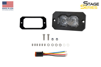 Diode Dynamics C2R White Flood Flush Mount LED Pod (Single)