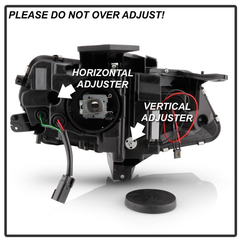 Spyder Chevy Camaro 16-18 (Do Not Fit Halogen) Projector Headlights Black PRO-YD-CCAM16HIDSI-SEQ-BK SPYDER