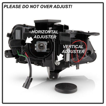 Spyder Chevy Camaro 16-18 (Do Not Fit Halogen) Projector Headlights Black PRO-YD-CCAM16HIDSI-SEQ-BK SPYDER