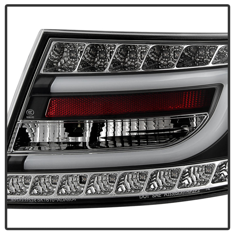 Spyder Audi A6 05-08 4Dr Sedan Only Version 2 Light Bar LED Tail Lights Blk ALT-YD-AA605V2-LBLED-BK SPYDER