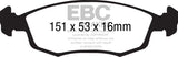 EBC Ultimax2 Front Brake Pads - UD1568