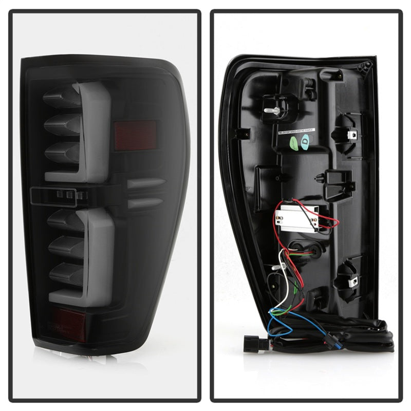 Spyder GMC Sierra 19-20 Incandescent Bulb Model Only LED Tail Lights-Black Smoke ALT-YD-GS19-LED-BSM SPYDER