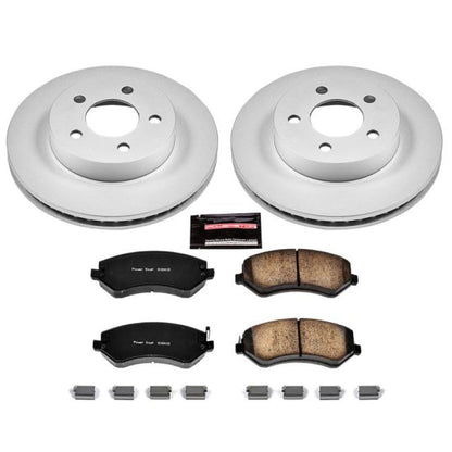 Power Stop 02-07 Jeep Liberty Front Z17 Evolution Geomet Coated Brake Kit PowerStop