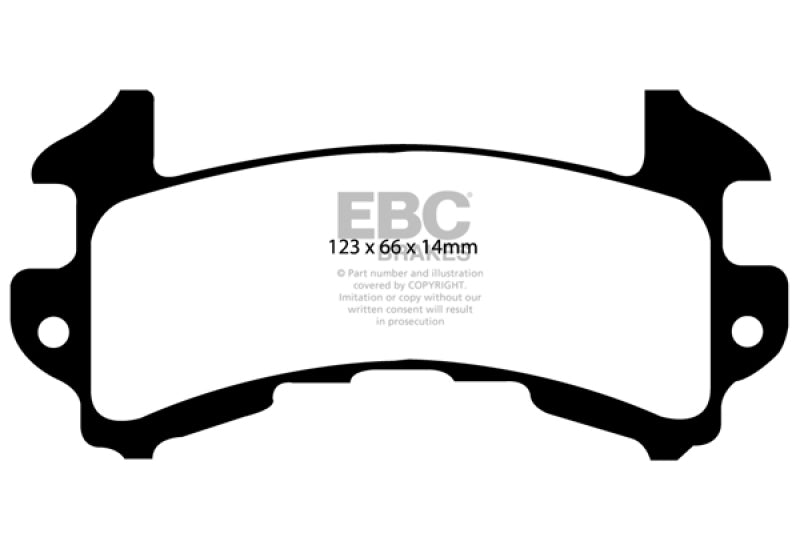 EBC GreenStuff Rear Brake Pads - DP21146 EBC