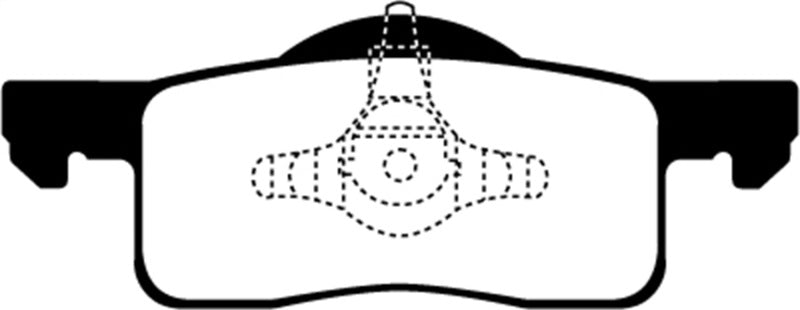 EBC YellowStuff Rear Brake Pads - DP41652R EBC