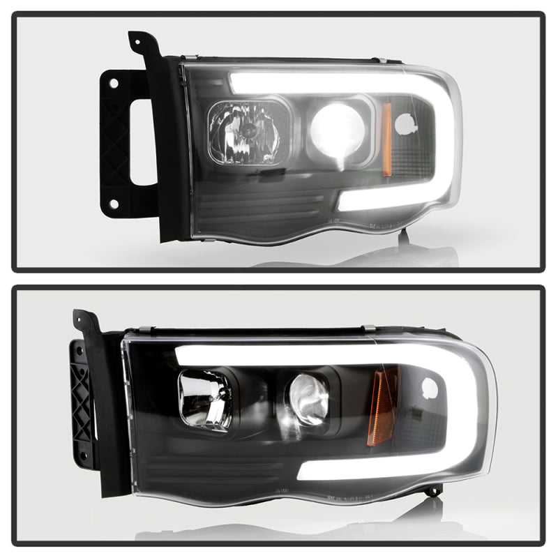 Spyder Dodge Ram 1500 02-05/Ram 2500/3500 03-05 High-Power LED Headlights - Black PRO-YD-DR02V2PL-BK SPYDER