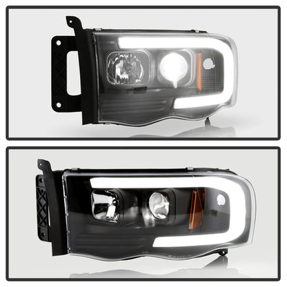 Spyder Dodge Ram 1500 02-05/Ram 2500/3500 03-05 High-Power LED Headlights - Black PRO-YD-DR02V2PL-BK SPYDER