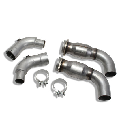 BBK Ford Mustang GT 3 Inch High Flow Catted Mid Pipe Kit 15-23 1816