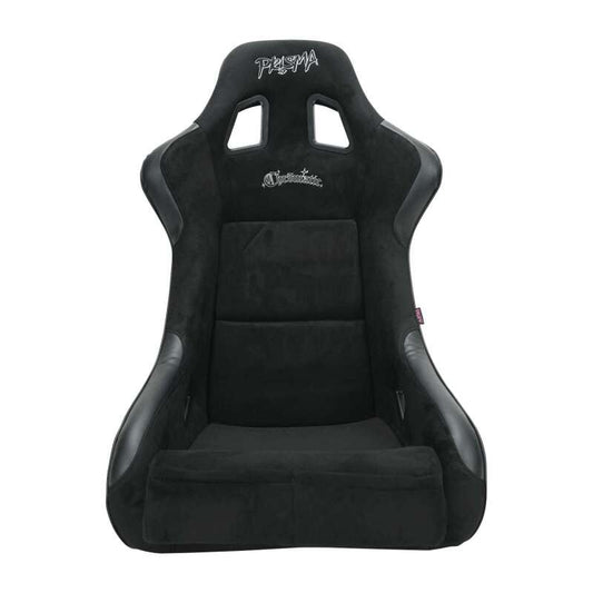 NRG Innovations PRISMA CHROMATIC Fiberglass Bucket Seat - Medium - Black – FRP-303BK-CHRMTC