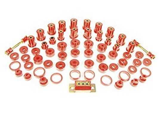 Prothane Total Vehicle Suspension Bushing Kit for 1968–1973 Chevy Chevelle / Malibu w/Trans Mount, Red – 7-2003
