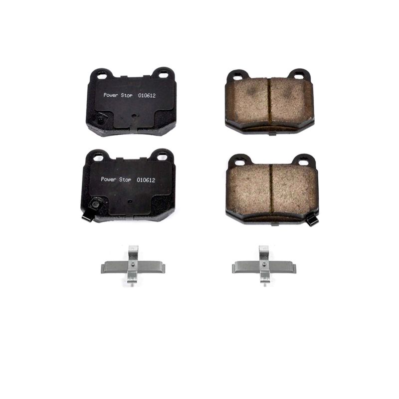 Power Stop 03-05 Infiniti G35 Rear Z17 Evolution Ceramic Brake Pads w/Hardware PowerStop