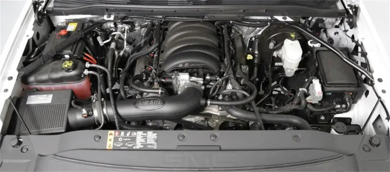 Airaid 17-18 GMC Sierra/Yukon V8-6.2L F/I Jr Intake Kit - Oiled / Red Media Airaid