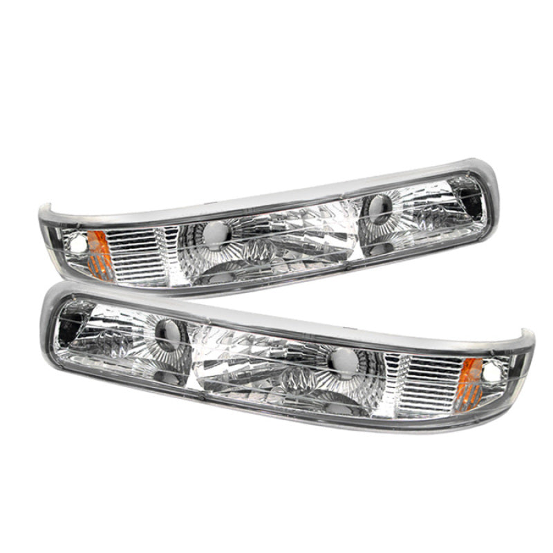 Xtune Chevy Silverado 99-02 / Chevy Suburban/TahOE 00-06 Amber Bumper Lights Euro CBL-CS99-E-AM SPYDER