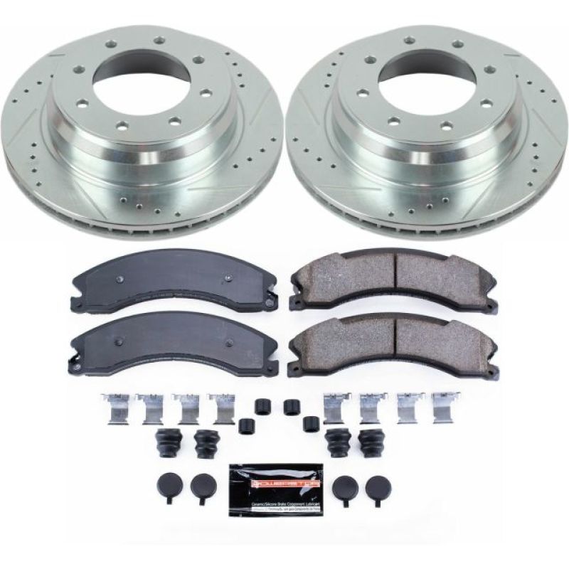 Power Stop 12-18 Nissan NV1500 Rear Z23 Evolution Sport Brake Kit PowerStop