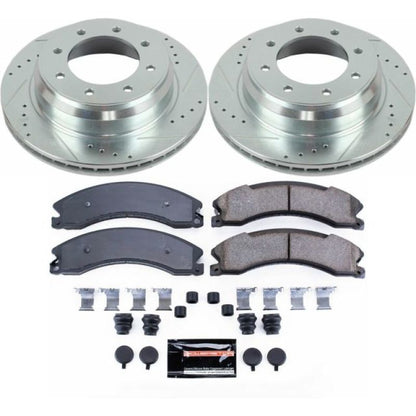 Power Stop 12-18 Nissan NV1500 Rear Z23 Evolution Sport Brake Kit PowerStop