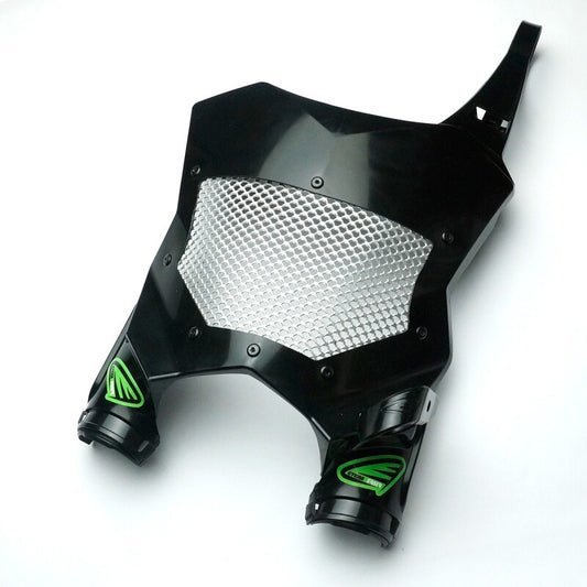 Cycra 2017-2025 Kawasaki KX250/F/X/ 2016-2025 KX450/F/X Vented Stadium Plate - Black - 1CYC-0705-12-VT