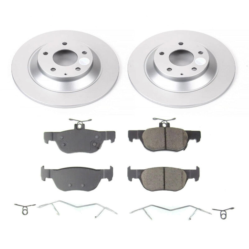 Power Stop 20-22 Mazda CX-30 Rear Z17 Coated Brake Kit PowerStop