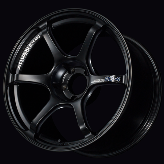 ADVAN Racing RG-4 17x10 +35 5x114.3 Wheel - Semi Gloss Black - YA47K35ESB
