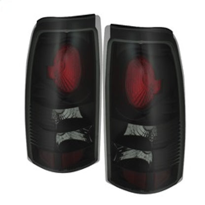 Spyder Chevy Silverado 1500 99-02 (Not Fit Stepside) Euro Style Tail Lights Blk Smke ALT-YD-CS99-BSM SPYDER