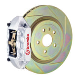 Brembo 08-13 C30 Front GT BBK 4 Piston Cast 336 x28 1pc Rotor Slotted Type-1-Silver