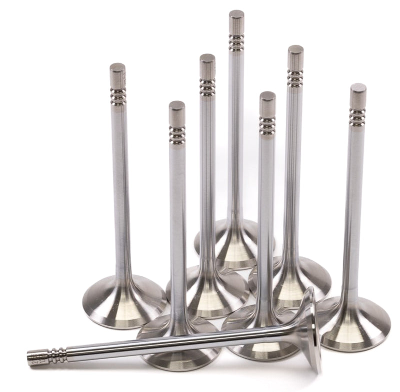 GSC P-D Ford Mustang 5.0L Coyote Gen 1/2 32.75mm Head (+1mm) Chrome Polish Exhaust Valve - Set of 8 - 2153-8