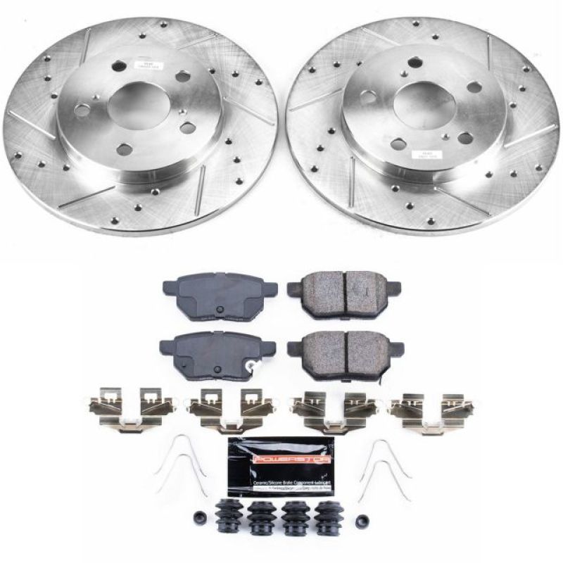 Power Stop 2016 Scion iM Rear Z23 Evolution Sport Brake Kit PowerStop