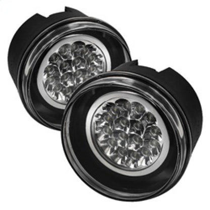 Spyder Jeep Grand Cherokee 05-09/Commander 06-08 LED Fog Lights w/Switch Clear FL-LED-JGC05-C SPYDER