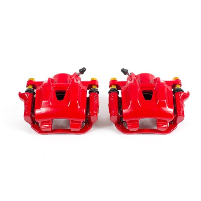 Power Stop 04-10 Toyota Sienna Rear Red Calipers w/Brackets - Pair PowerStop