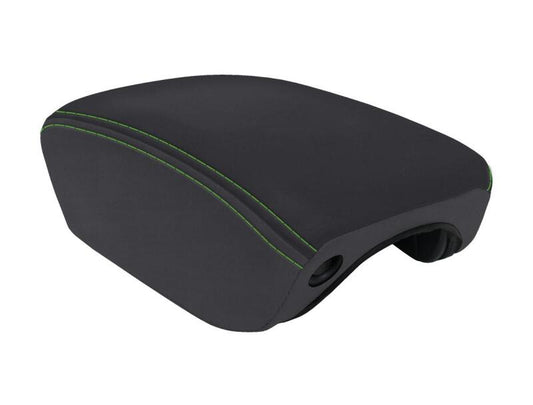 PRP 2018+ Jeep Wrangler JL Center Console Cover - Black/Green B103-06