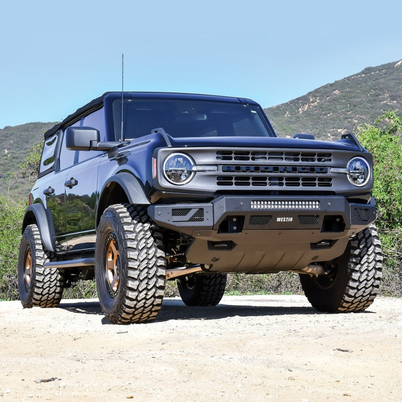 Westin 21-22 Ford Bronco Pro-Mod Front Bumper - Textured Black Westin