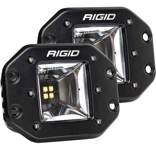 RIGID Industries Radiance+ Scene RGBW Flush Mounts Pair LED Light Bar - 682153