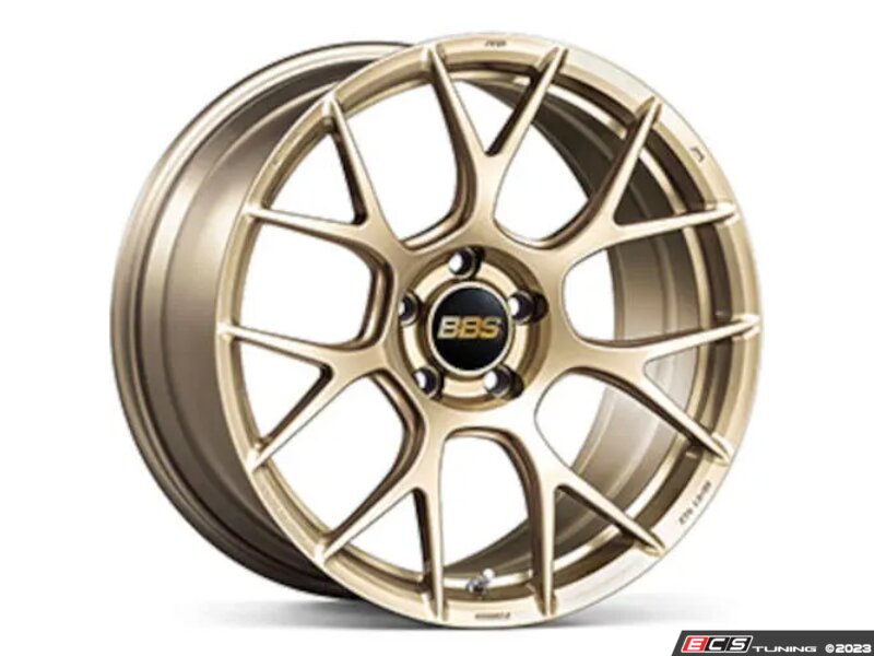 BBS RE-V7 19x8.5 5x120 ET35 Gold Wheel -82mm PFS/Clip Required